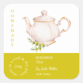 Tekannans Rooibos Te Etikett