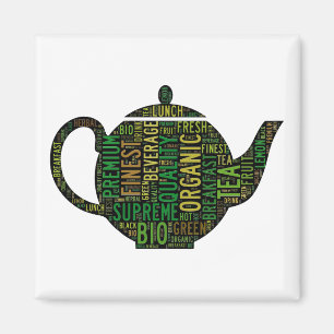 Tekannans textdesign magnet