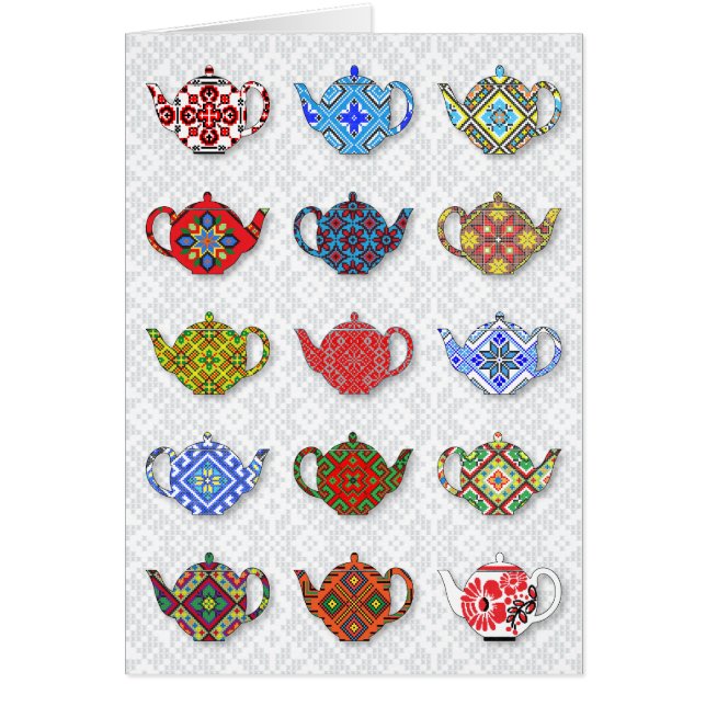 Tekannor Hälsningskort (Framsidan)