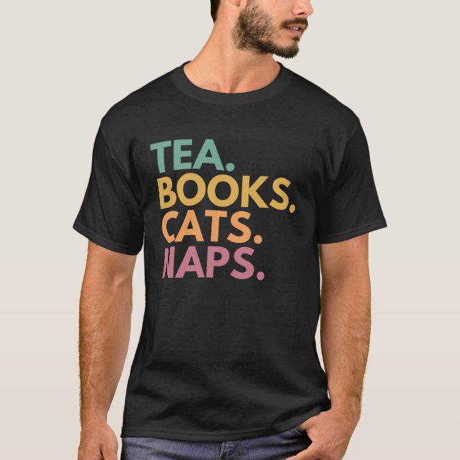 Tekböcker Katter Tunar T Shirt (Framsida)