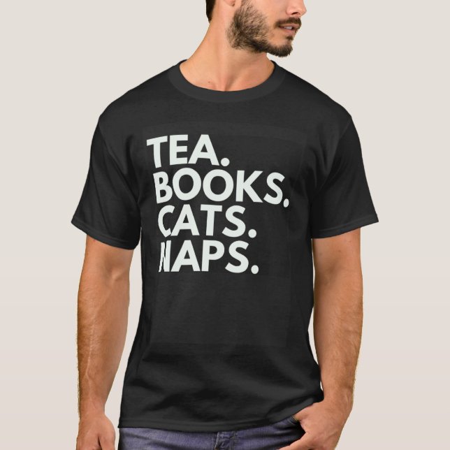 Tekböcker Katter Tunar T Shirt (Framsida)