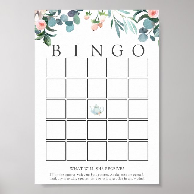 Tekidslekort för Baby Bingo-spel Poster (Framsidan)
