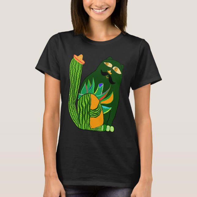 Tekila Katt T Shirt (Framsida)