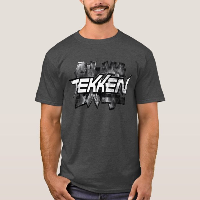 Tekken Video Game funny T Shirt (Framsida)