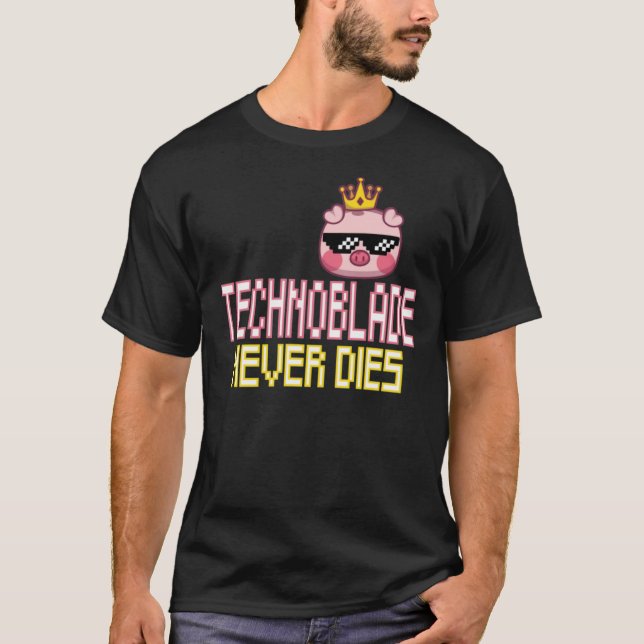 Tekniblade dör aldrig Kids T-Shirt (Framsida)
