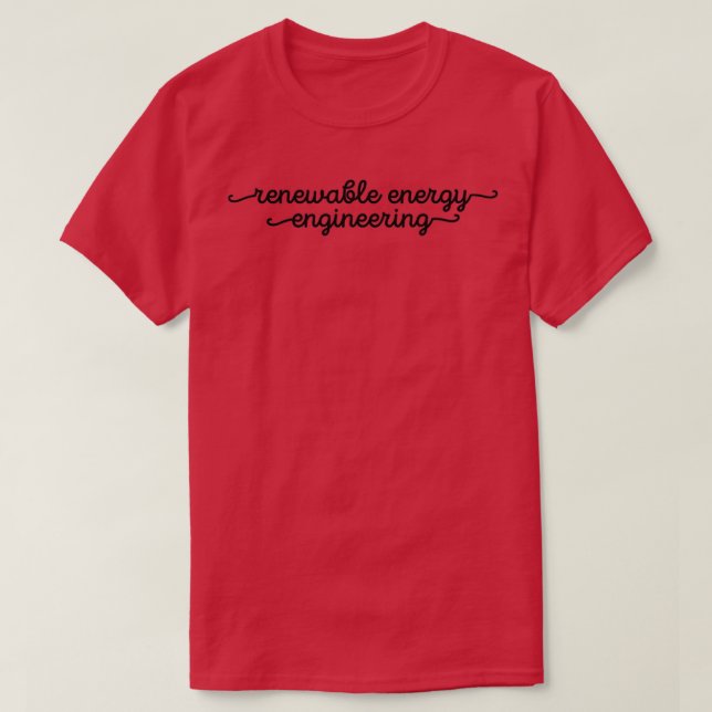 Teknik för förnybar energi 1 t shirt (Design framsida)