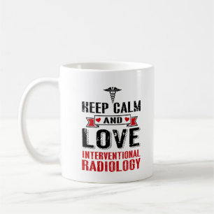 Teknik för interventionell radiologi i Kärlek Kaffemugg