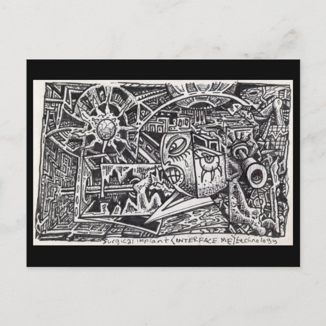 Teknik för kirurgisk implantation (gränssnitt till vykort (Framsida)