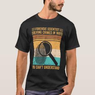 Teknik för kriminalteknisk forskning för att lösa t shirt