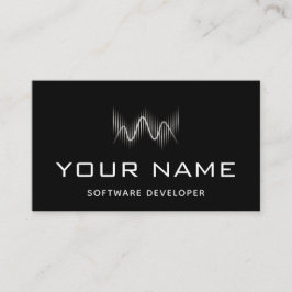 Teknik för modern geometrisk Software för våggener Visitkort