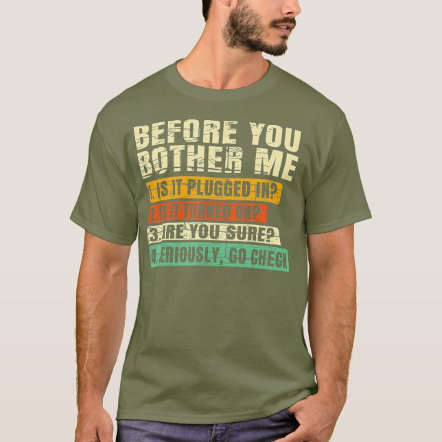 Teknik för praktisk informationsteknik t shirt (Framsida)