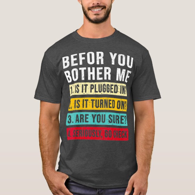 Teknik för praktisk informationsteknik t shirt (Framsida)