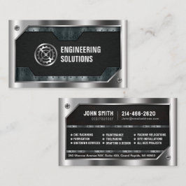 Teknik, mekanik, Metall, reparation, automatisk Visitkort