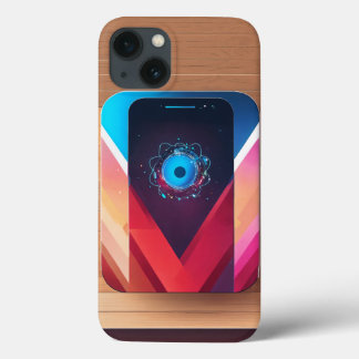 Teknik och smartphone-logotyp iPhone/iPad-väska