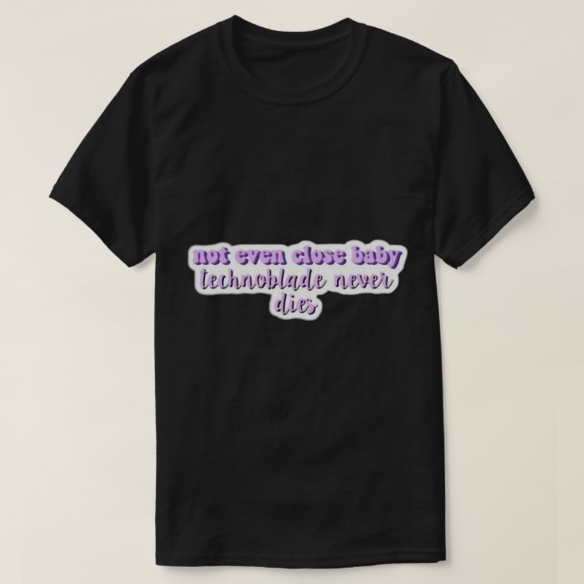 Tekniken för teknikofferter dör aldrig t shirt (Design framsida)