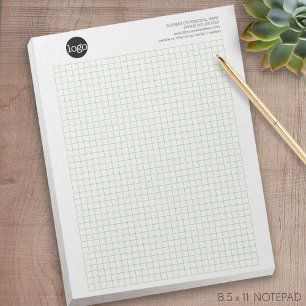 Teknikens diagramkalkylpad med Logotyp kan rediger Anteckningsblock