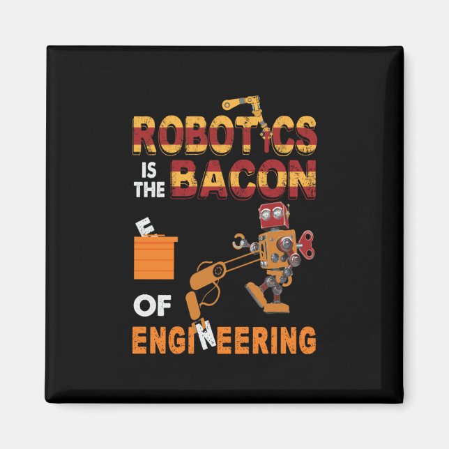 Teknikens ingenjör-robotik magnet (Framsidan)