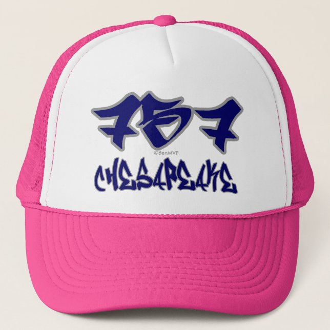 Tekniker-Chesapeake (757) Truckerkeps (Framsida)