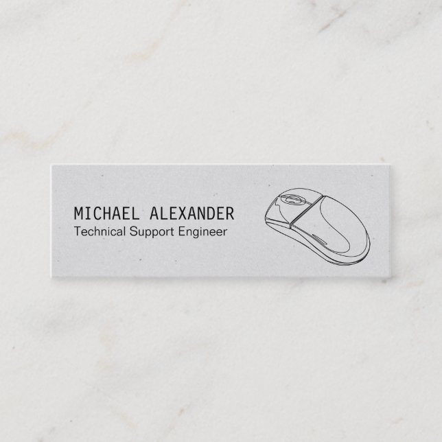 Tekniker | Datormus Mini Visitkort (Framsida)