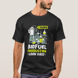 Tekniker för biodieselbiodrivmedel för förnybar en t shirt