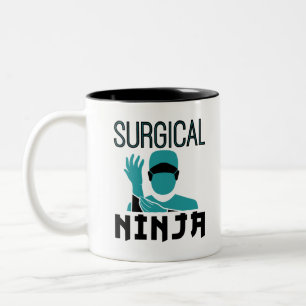 Tekniker för kirurgisk Ninja SCrub-teknik Två-Tonad Mugg