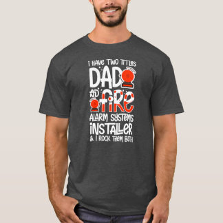 Tekniker för manar brandlarmsystem t shirt