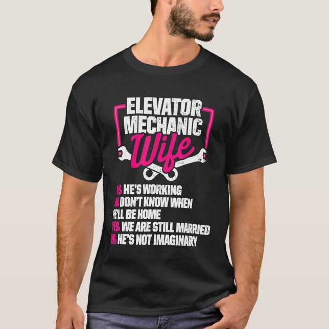 Tekniker för mekanisk underhållsservice för höjdmä t shirt (Framsida)