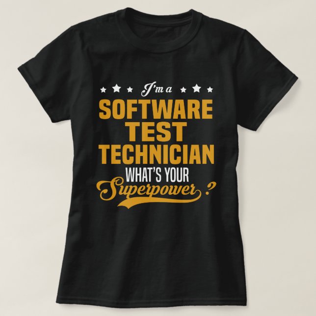 Tekniker för software t shirt (Design framsida)
