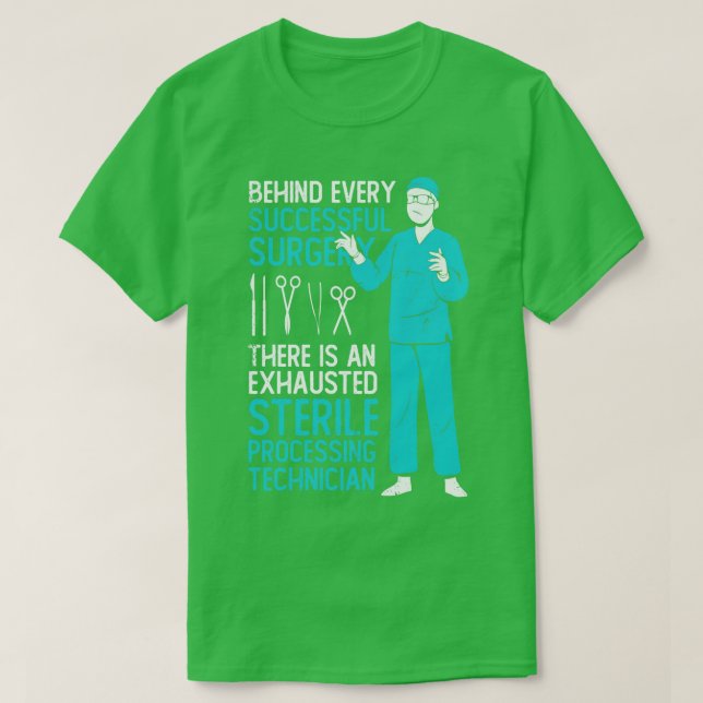 Tekniker för sterilisering Tech Gift T Shirt (Design framsida)