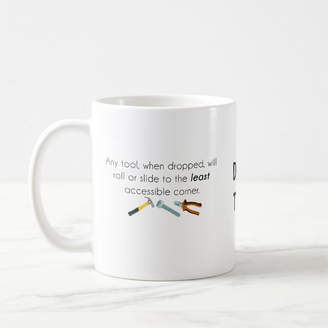 Tekniker humor kaffemugg (Vänster)
