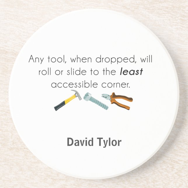 Tekniker humor underlägg sandsten (Framsidan)