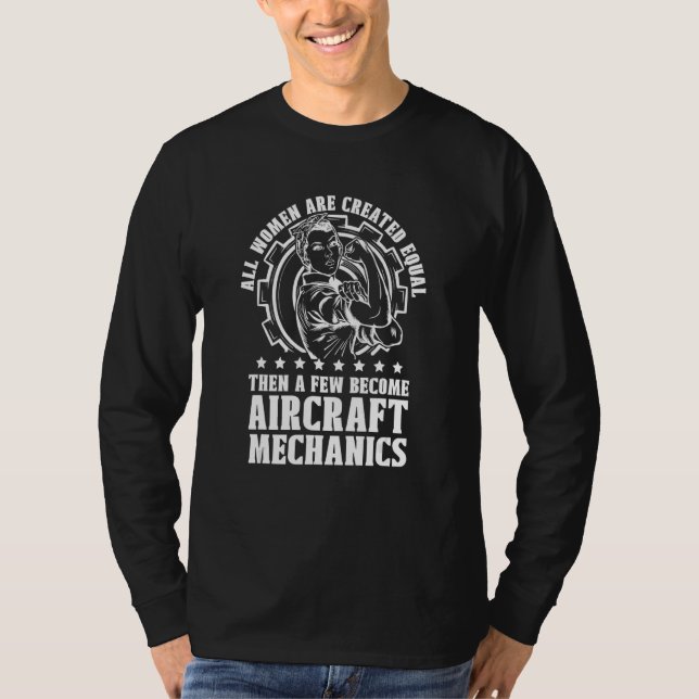Tekniker ingenjör   Flygplansmekaniker T Shirt (Framsida)
