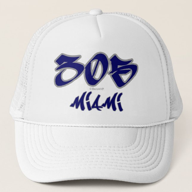 Tekniker Miami (305) Truckerkeps (Framsida)
