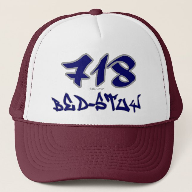 Tekniker-Säng-Stuy (718) Truckerkeps (Framsida)