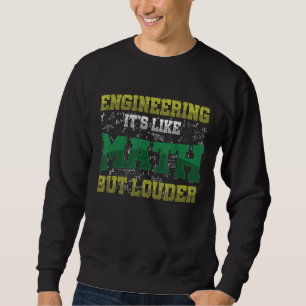 Tekniker som Math men Louder Science Engi Lång Ärmad Tröja