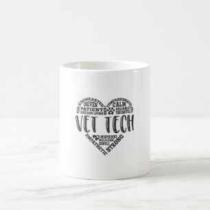 Tekniker, veterinärtekniker, veterinärtekniker kaffemugg