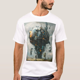 "Teknikinspirerade T-Shirts: Futuristiska Designas T Shirt