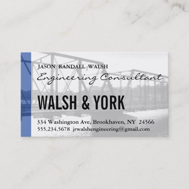 Teknikkonsult Visitkort (Framsida)