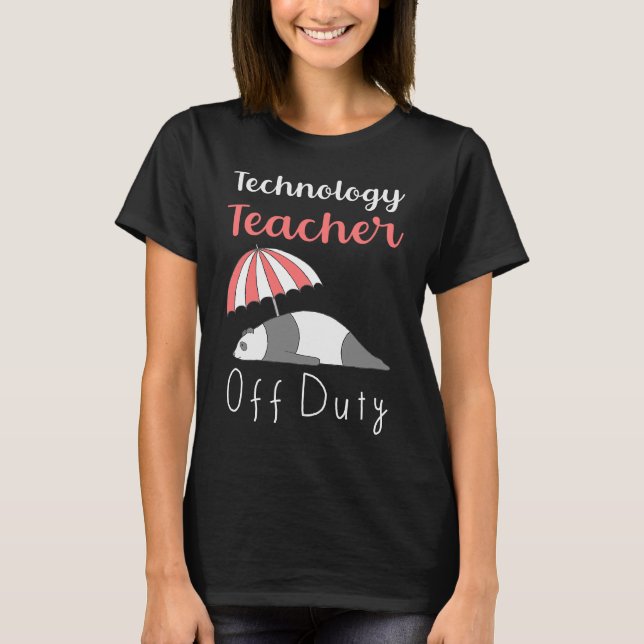 Tekniklärare utanför tjänstgöringstid t shirt (Framsida)