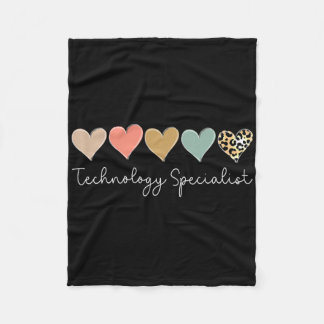 Teknikspecialist Leopard Heart, Alla hjärtans dag Fleecefilt