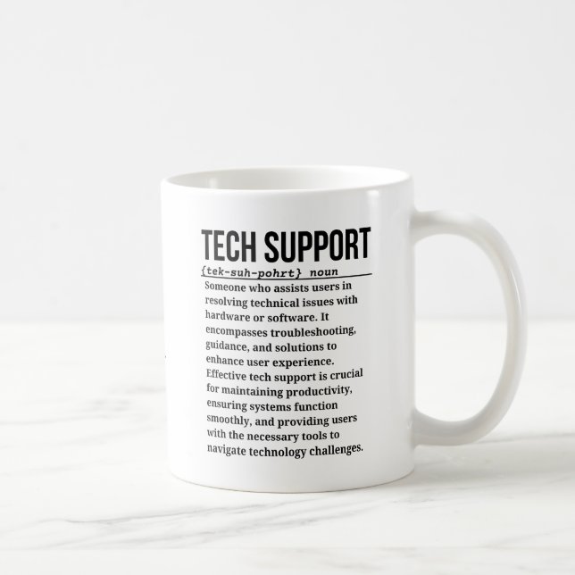Tekniksupport Kaffemugg (Höger)