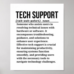 Tekniksupport Poster