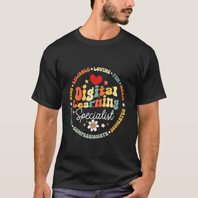 Tekniksupporttekniker för digital inlärning t shirt (Framsida)