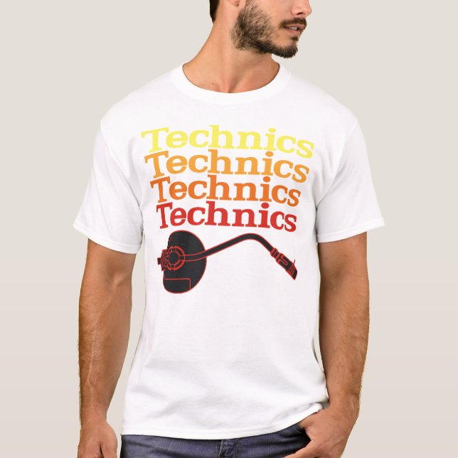 TeknikTurntableT-tröja Tee Shirt (Framsida)
