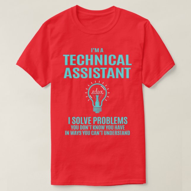 Teknisk assistent I Solve Pr T Shirt (Design framsida)