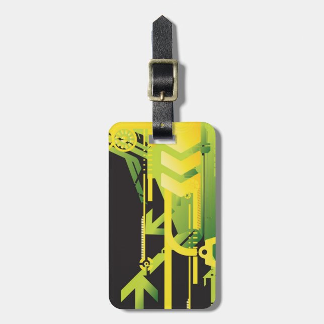 Teknisk bakgrund för raster 4 bagagebricka (Vertikal Framsida)