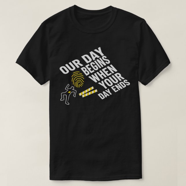 Teknisk brottsutredning t shirt (Design framsida)