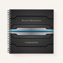 Teknisk design med blå glöd och Anpassningsbar tit