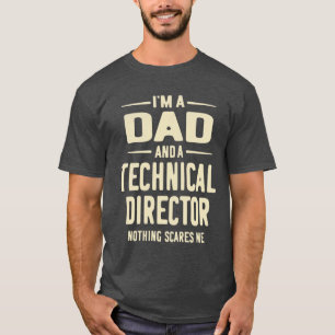 Teknisk direktör med yrkestiteln "Gift Funny Job T Shirt