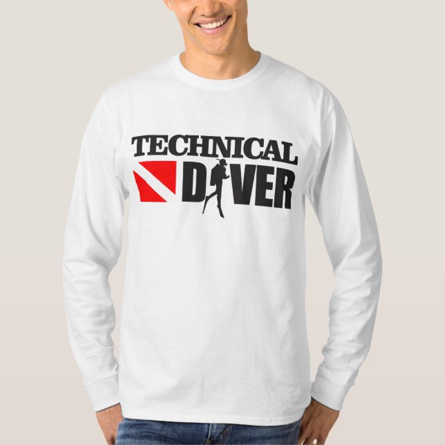 Teknisk dykare 2 tee shirt (Framsida)